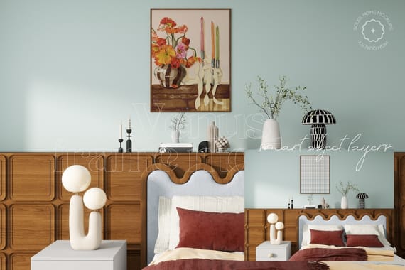 VENUS | Bedroom frame mockup set