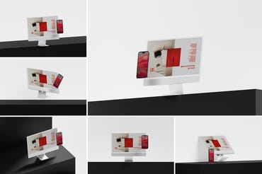 iMac and iPhone Mockup