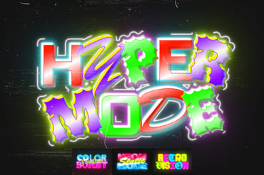 RGB Glow Text Effects