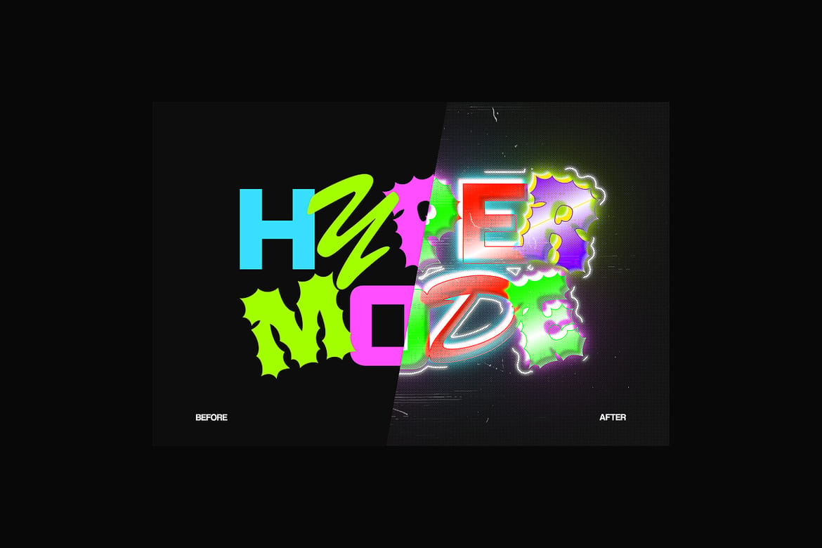 RGB Glow Text Effects