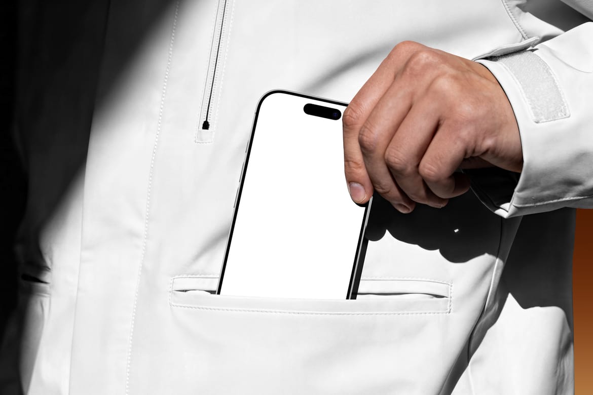 iPhone 17 Pro Max Mockup in Pocket