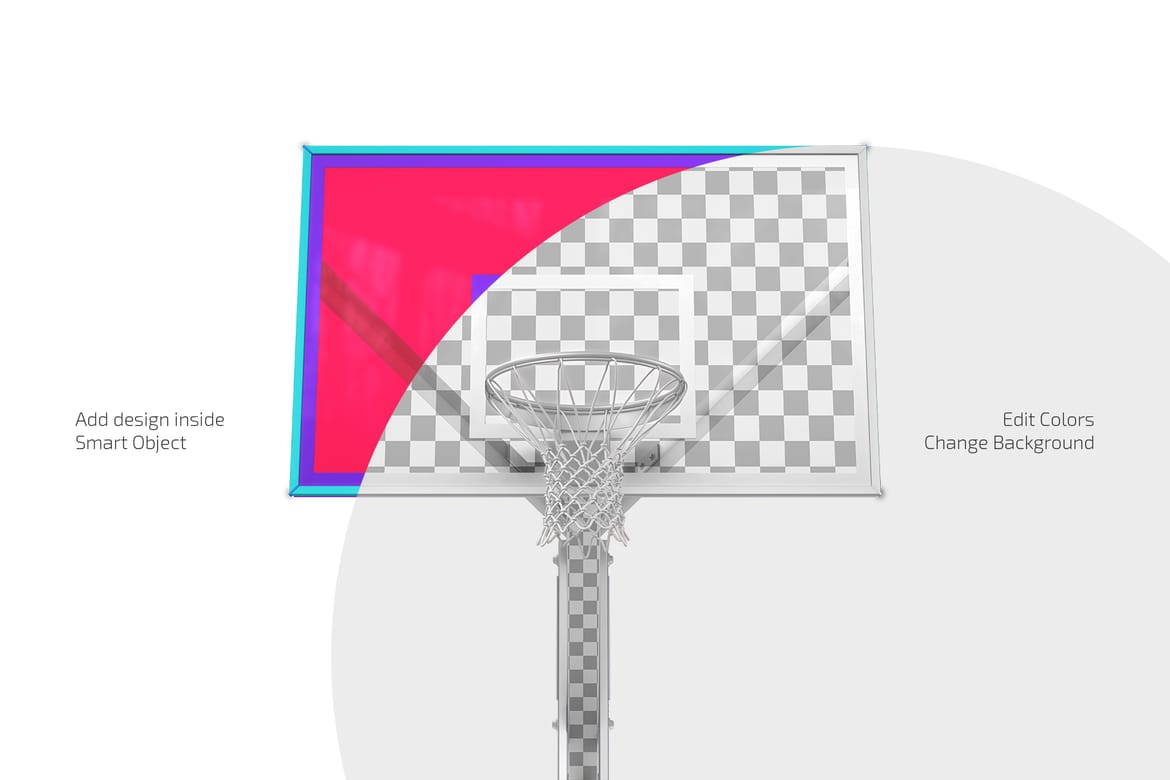 Basketball Backboard Mockup Set