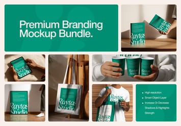  Raytas Premium Branding Mockup Bundle