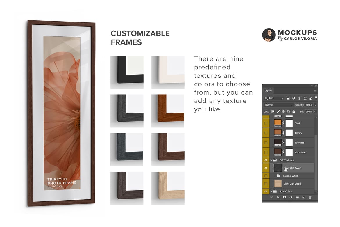 Photo Frame Mockup – Ratio 1x3