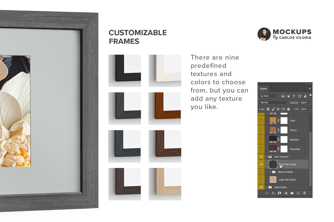 Large Photo Frame Mockup – Ratio 3x1