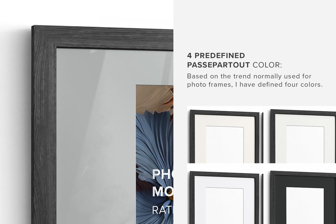 Large Photo Frame Mockup – Ratio 3x1