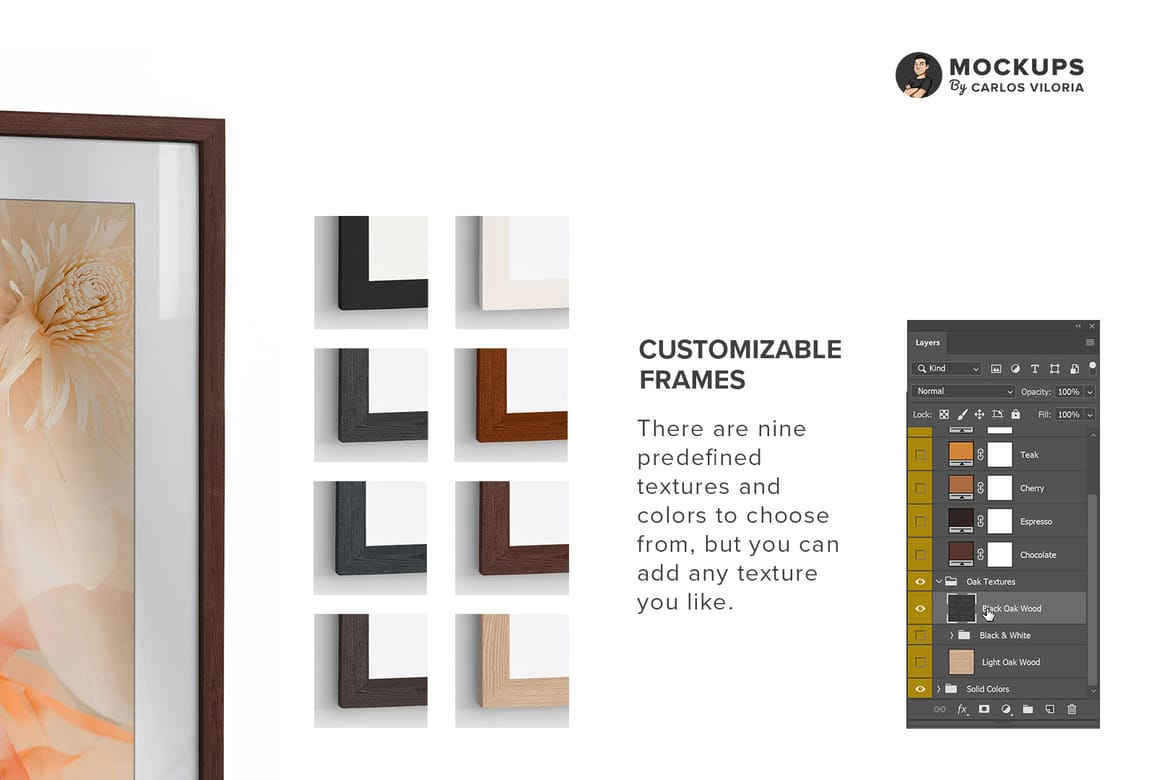 Triptych Photo Frame Mockup – Ratio 1x3