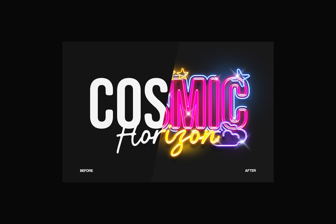 Neon Glow Text Effects