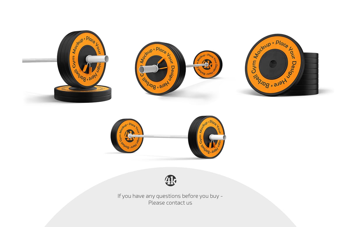 Barbell Mockup Set
