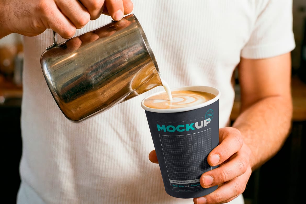 Set of Takeaway Cups Mockups