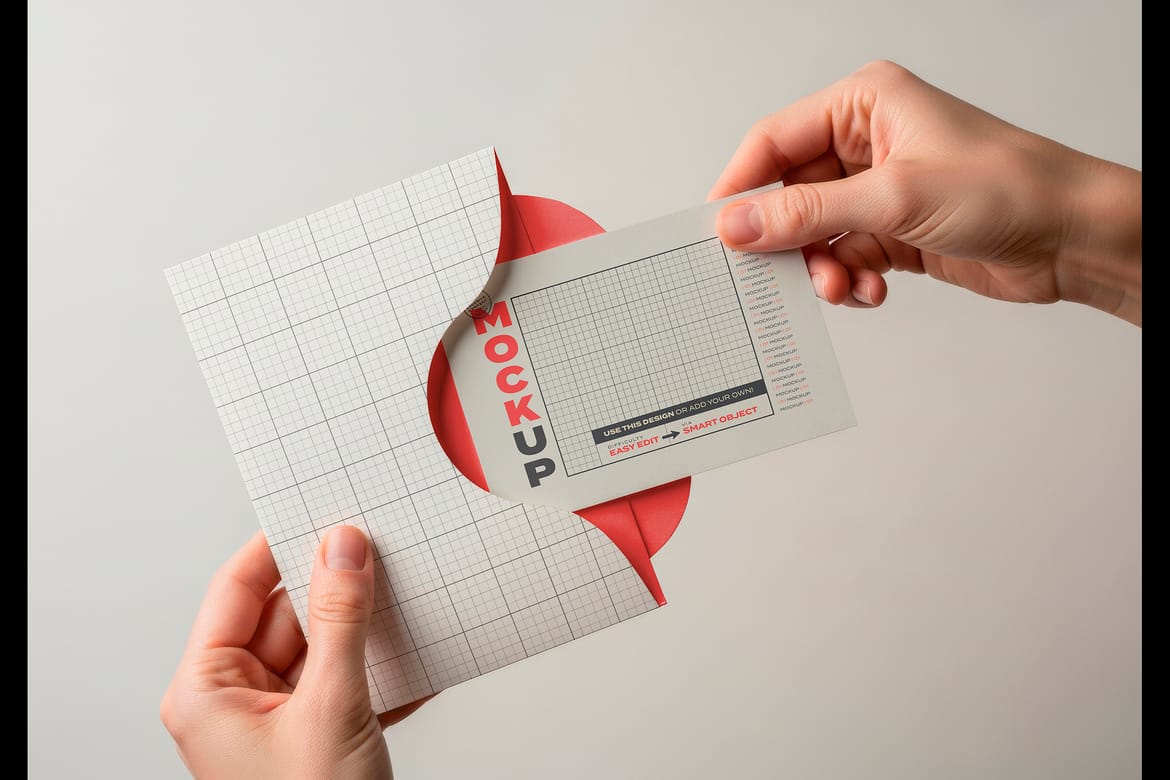 Envelope and Cards Mockups