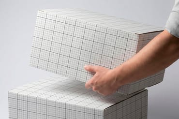 Man Lifting Boxes Mockup