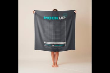 Towel Silk Sheets Mockups