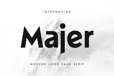 Majer - Modern Logo Sans Serif