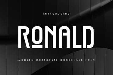 Ronald - Modern Condensed Font