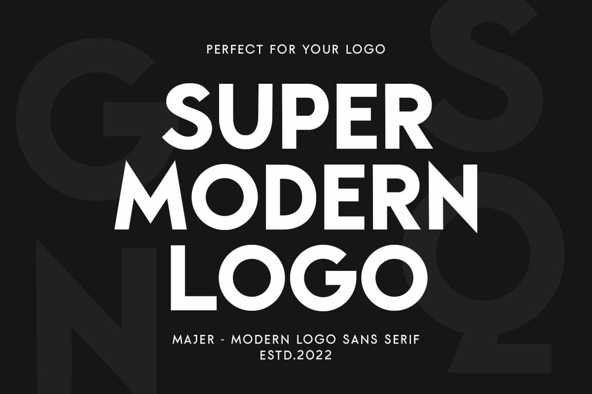 Majer - Modern Logo Sans Serif