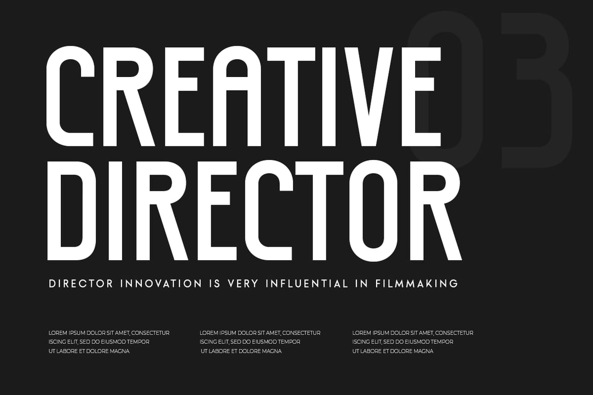Ronald - Modern Condensed Font