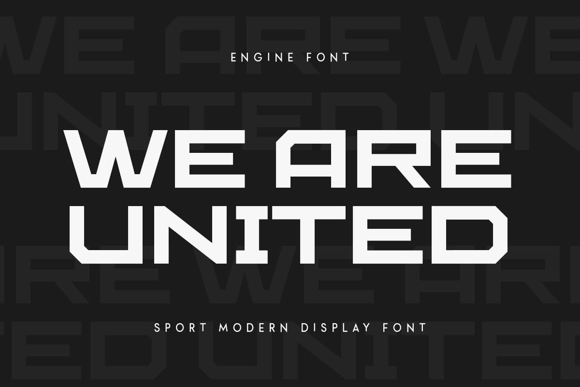 Engine - Sport Modern Font