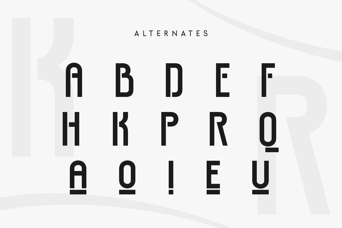 Ronald - Modern Condensed Font