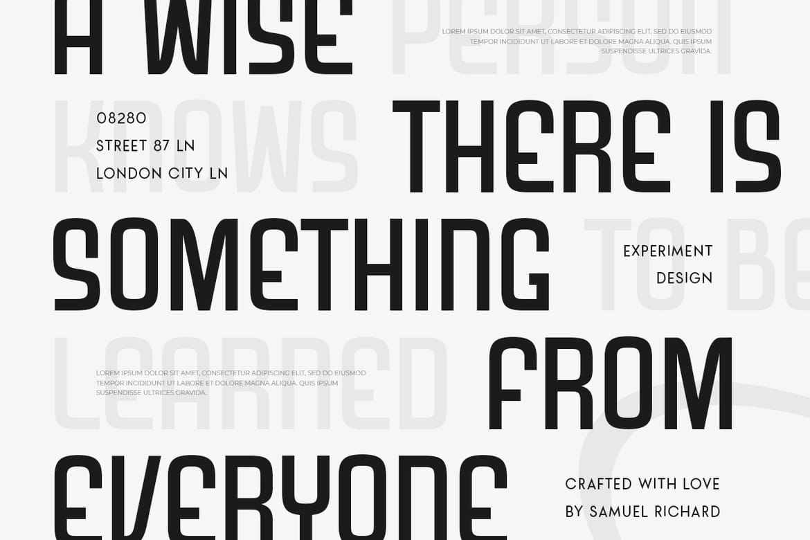 Safari - Modern Condensed Sans Serif