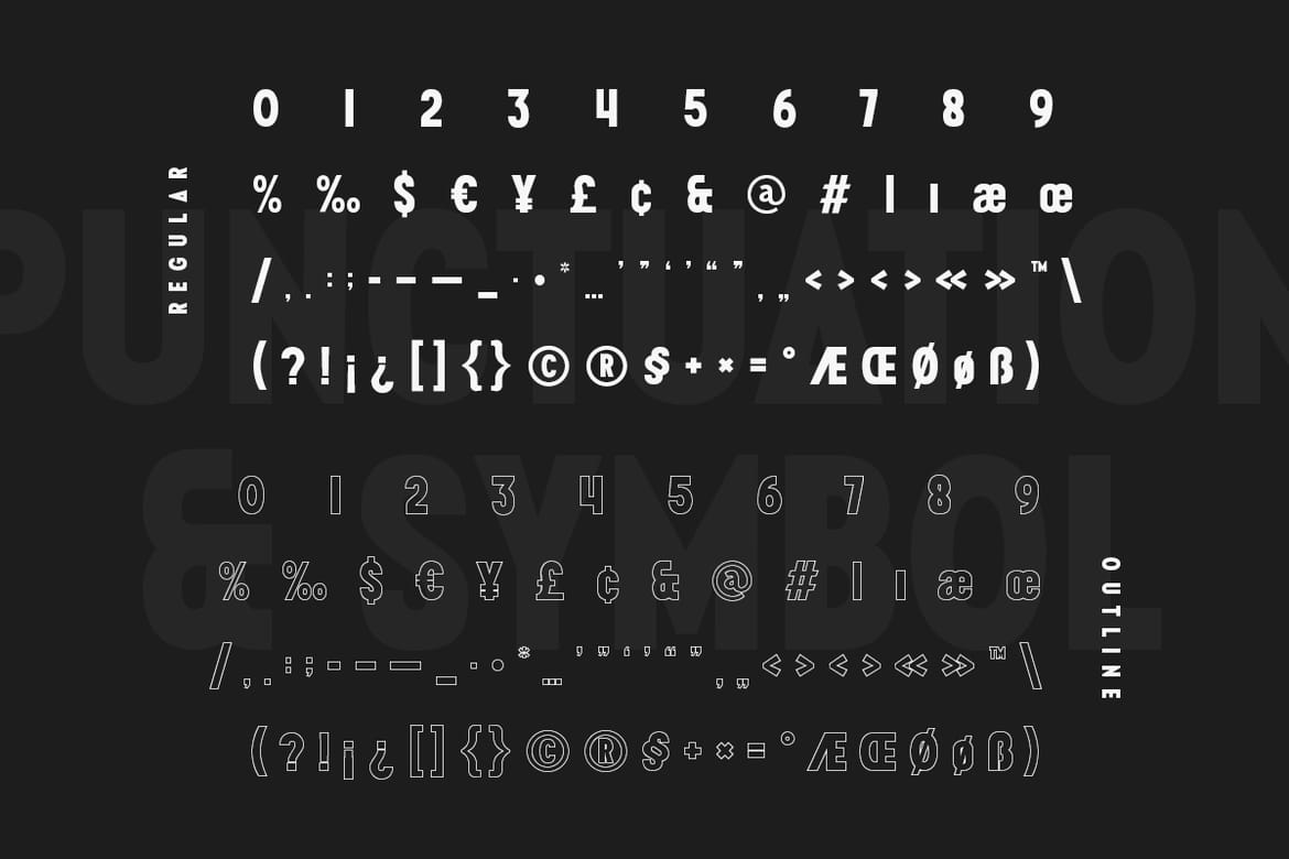 Brave - Modern Condensed Font