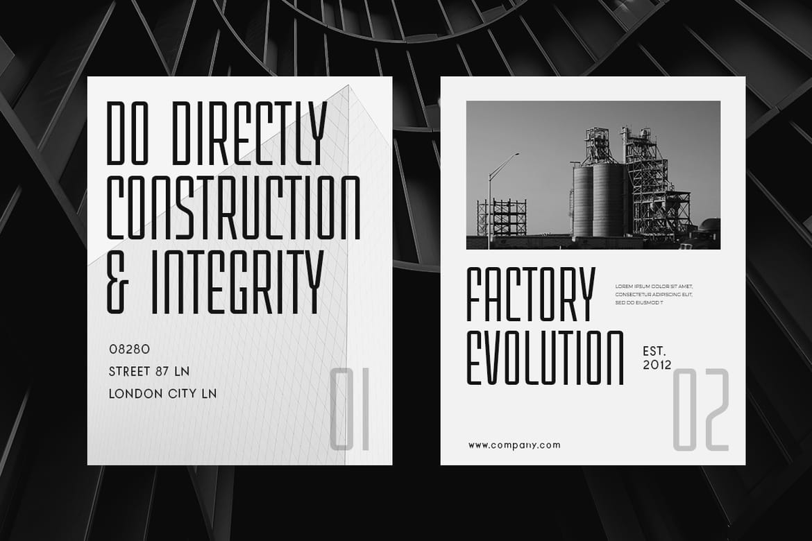 Highest - Ultra Condensed Sans Serif