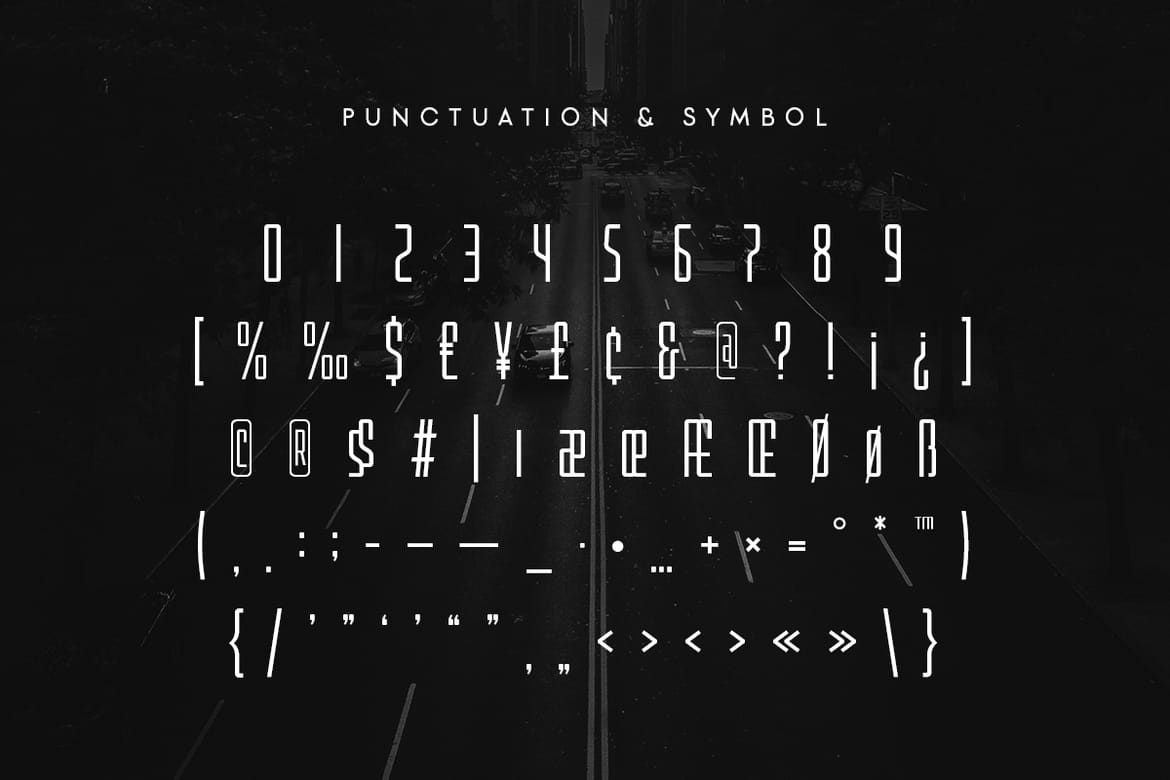 Highest - Ultra Condensed Sans Serif