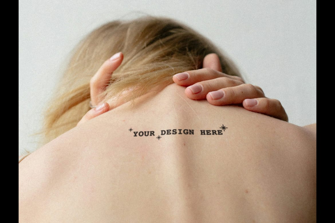 Tattoo Realistic Collection Mockups