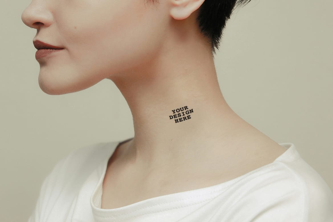 Tattoo Realistic Collection Mockups
