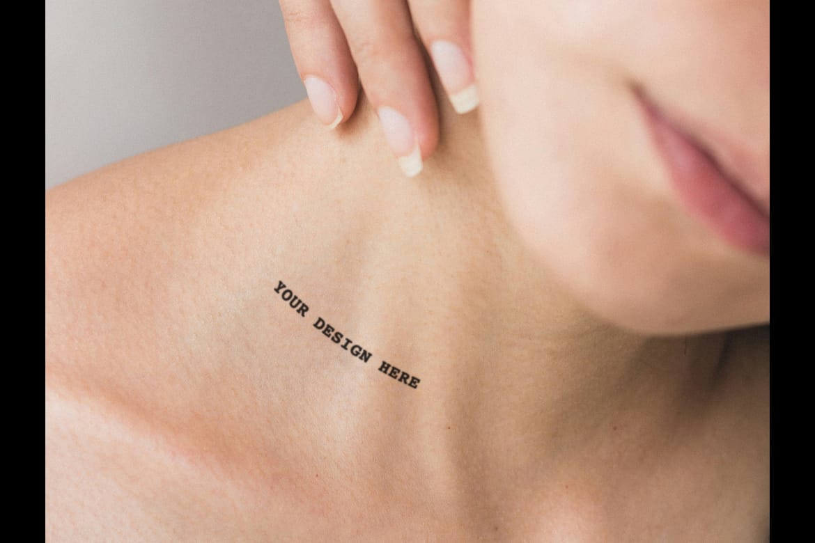 Tattoo Realistic Collection Mockups