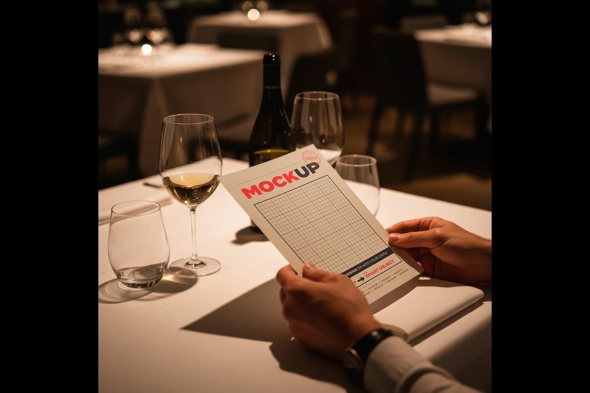 Elegant Menu Collection Mockups
