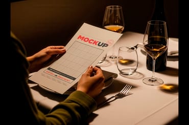 Elegant Menu Collection Mockups