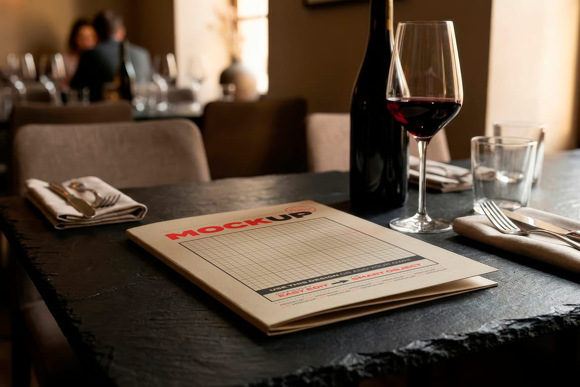 Elegant Menu Collection Mockups