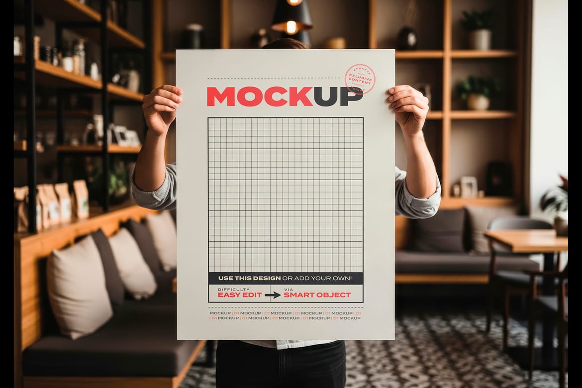 Holding Menu Collection Mockups