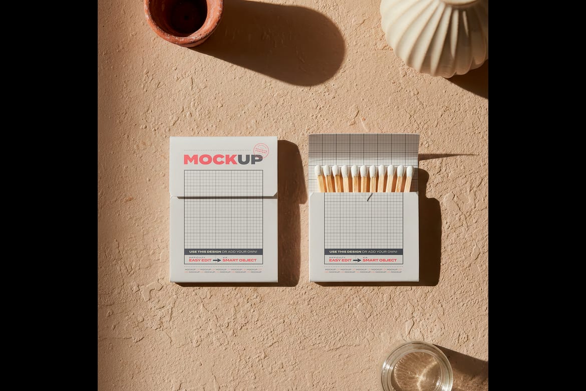 Matches Design Collection Mockups