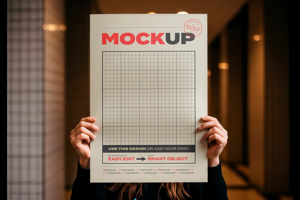 Holding Menu Collection Mockups