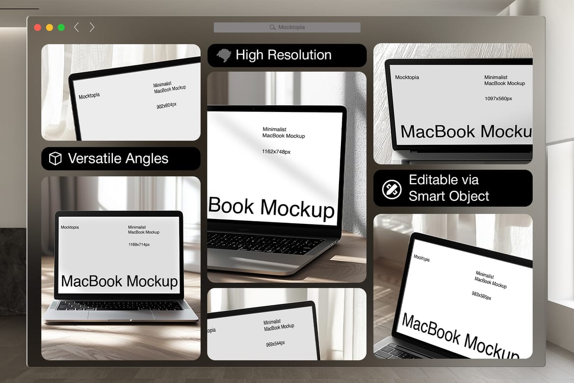 MacBook Mockup Bundle