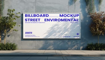 Street Environmental Poster & Billboard Mockup Bundle