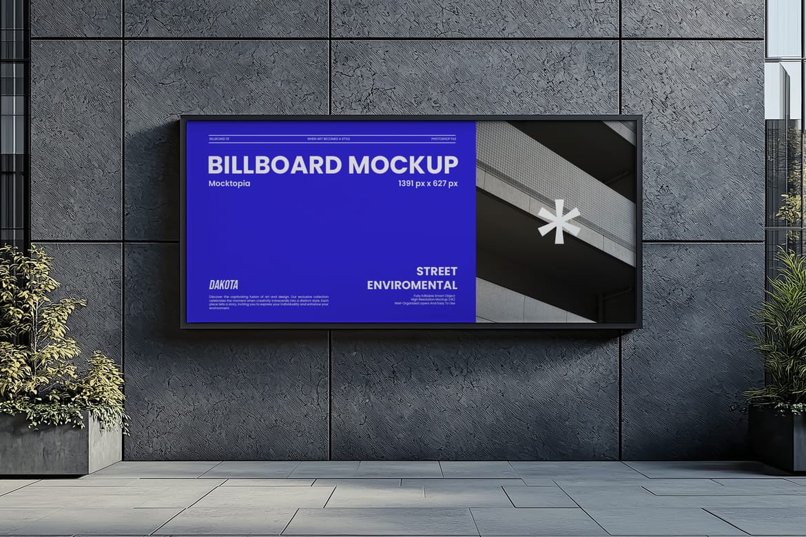 Street Environmental Poster & Billboard Mockup Bundle