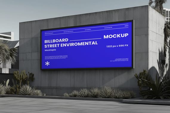 Street Environmental Poster & Billboard Mockup Bundle