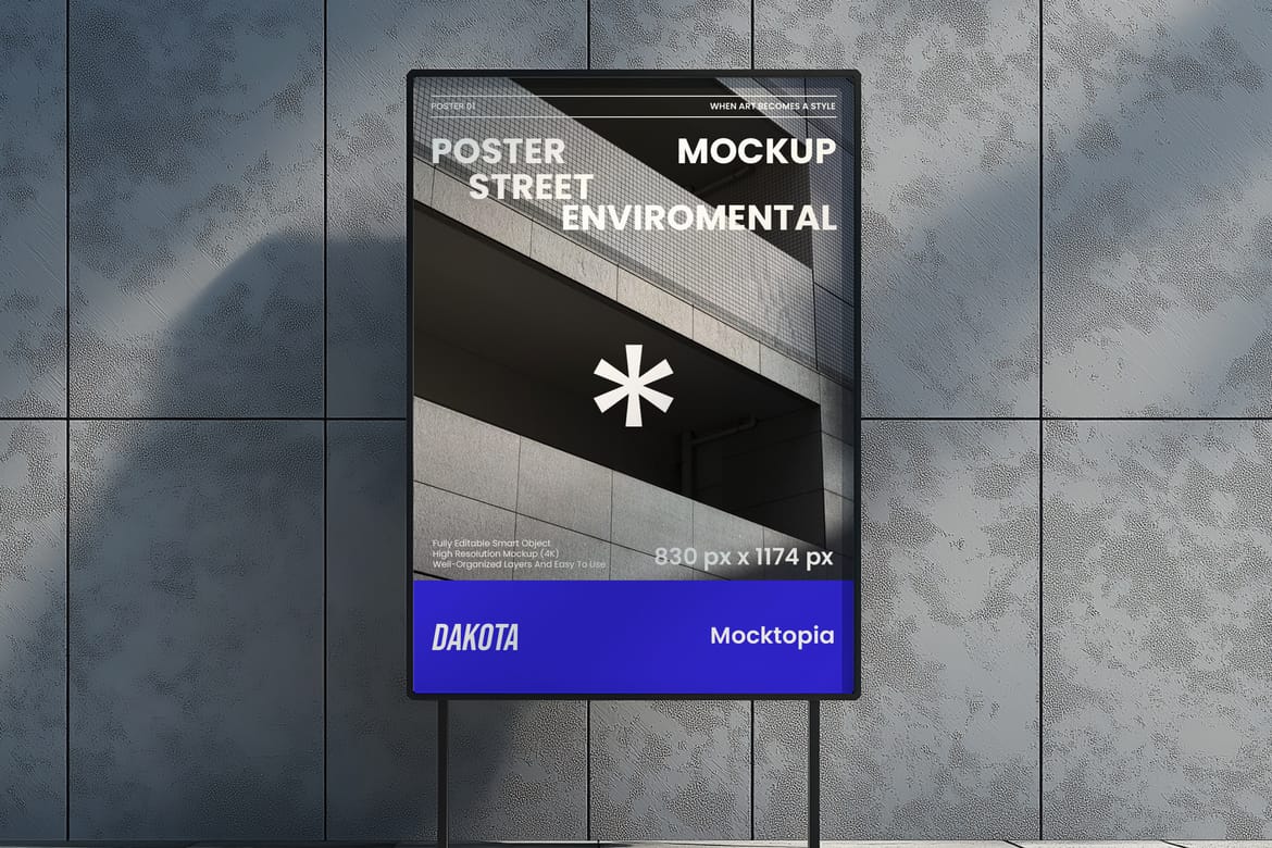 Street Environmental Poster & Billboard Mockup Bundle
