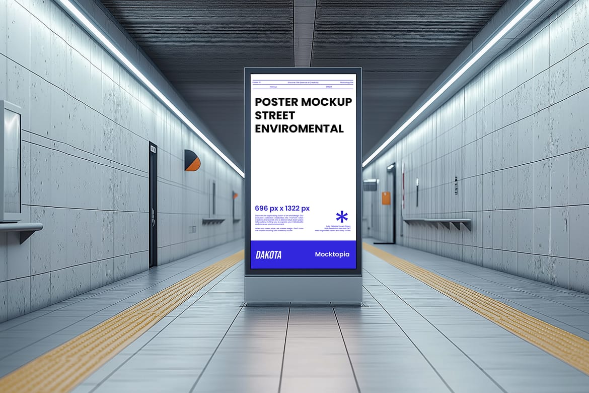 Street Environmental Poster & Billboard Mockup Bundle