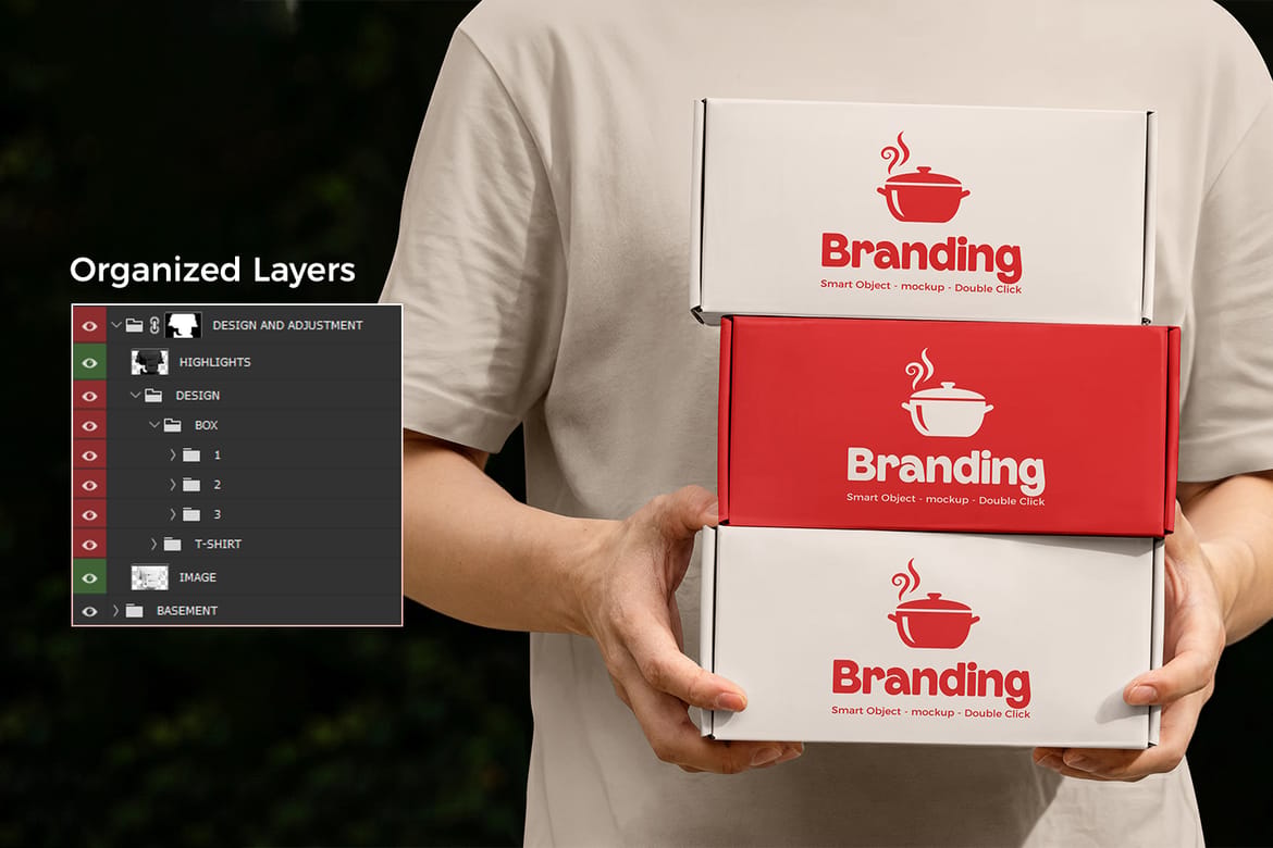 Cafe Branding Mockup Set