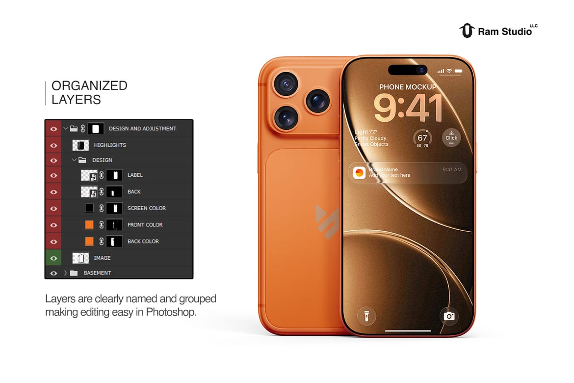 iPhone 17 Pro Max Mockup Set