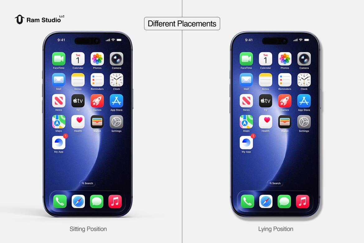 iPhone 17 Pro Max Mockup Set