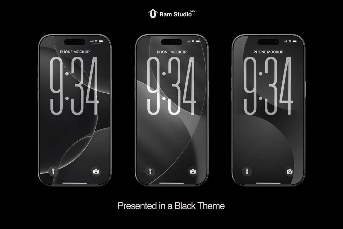 iPhone 17 Pro Max Mockup Set