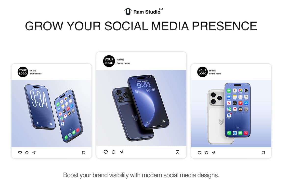 iPhone 17 Pro Max Mockup Set