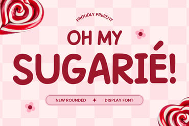 Oh My Sugarié – Fun Display Font