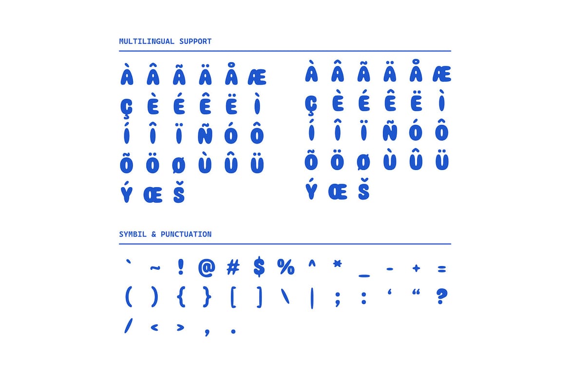 Bubble Milk – Bold Display Font