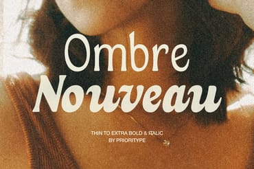 Ombre Nouveau – Retro Stylish Serif